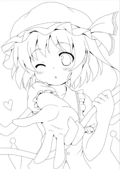 动漫人物线稿男