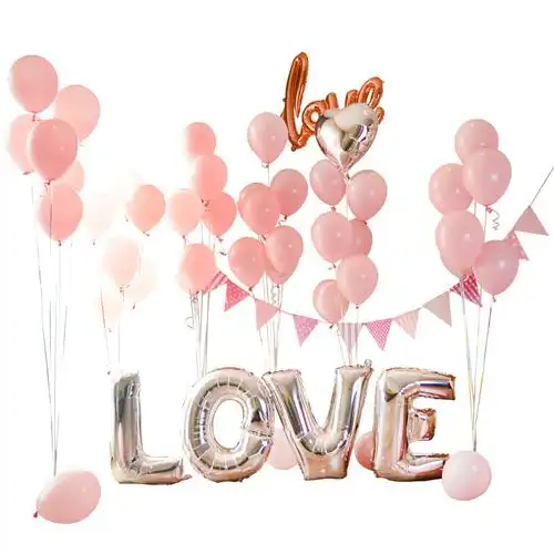 装饰批发儿童生日派对结婚婚房创意场景布置浪漫告白婚庆 ins 气球