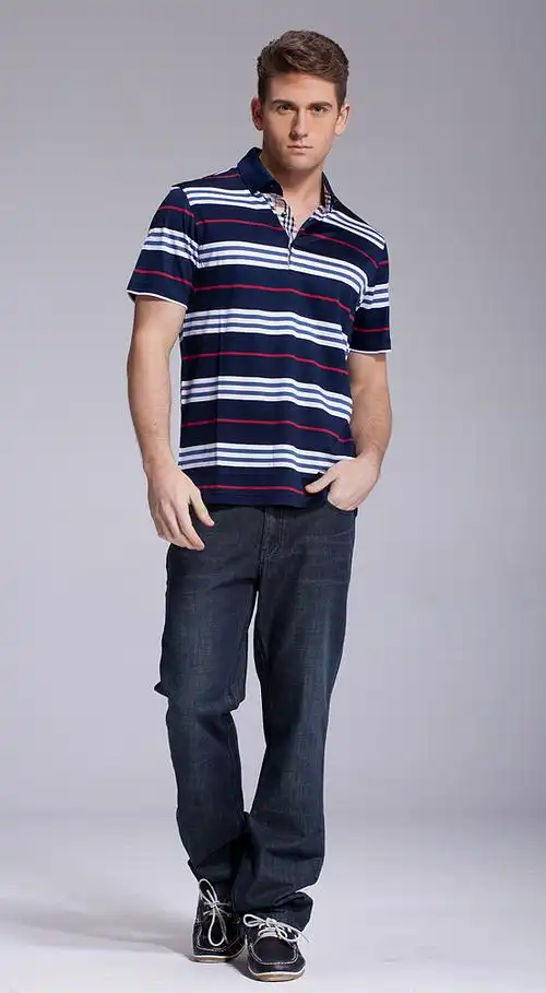 ts.eliot艾里托 桑蚕丝男士商务休闲短袖polo衫t恤 mb12254 69/绿条 l