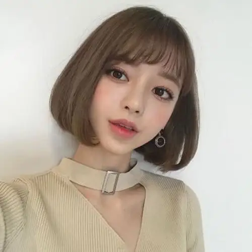 女头像 甜美 短发 韩系