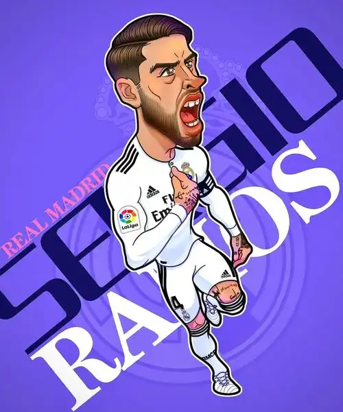 皇马传奇#我是原创插画师  #足球明星  #寻找小红书绘画大神  #球星