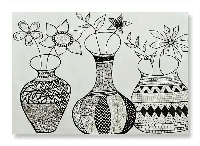 北京红缨全国教师线条画大赛: 《我们在一起》