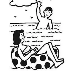 游泳简笔画游泳简笔画儿童画