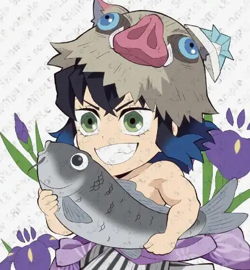 鬼灭之刃#伊之助是一只特别特别可爱的好吃宝宝!#二次元新鲜事