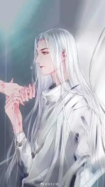 古风红衣妖孽美男