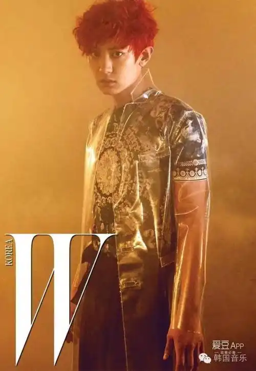 《w korea》灿烈单人版画报