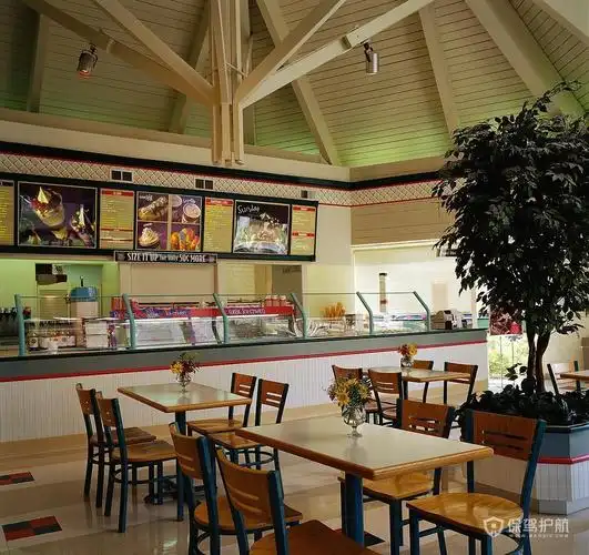 40平米快餐店装修技巧 40平米快餐店装修效果图