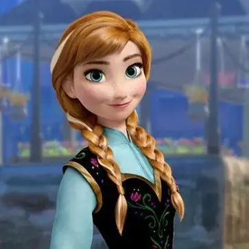 冰雪奇缘魔雪奇缘安娜anna 挑染麻花辫动漫假发310现货或预购