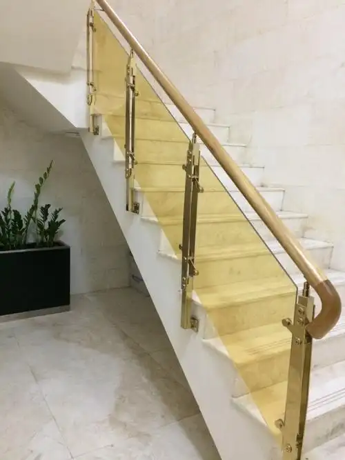 不锈钢楼梯扶手 (2)