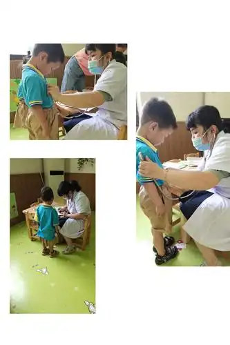 健康体检,快乐成长 ――金明区杏花营小太阳幼儿园健康体检活动