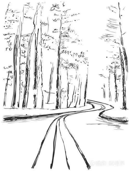 线路设计插画-正版商用图片02745b-摄图新视界