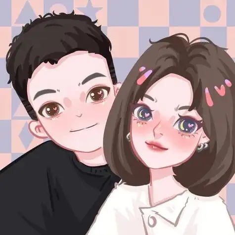 情侣头像动漫手绘真人 动漫头像图片大全 -【爱个性】