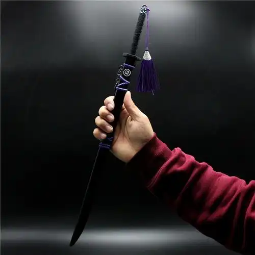 魔刀千刃大号一米夜光刺客567觉醒版伍五六七武器紫色玩具刀塑料