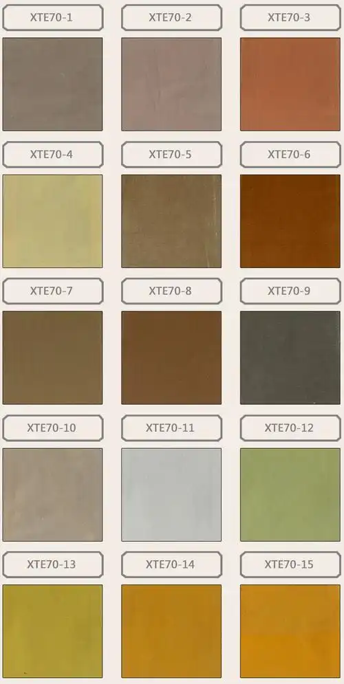 考下面色卡(型号在上)