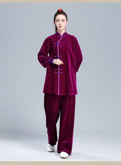 太极服套装女中老年人武术练功服晨练服太极拳服装比赛表演服孔雀蓝s