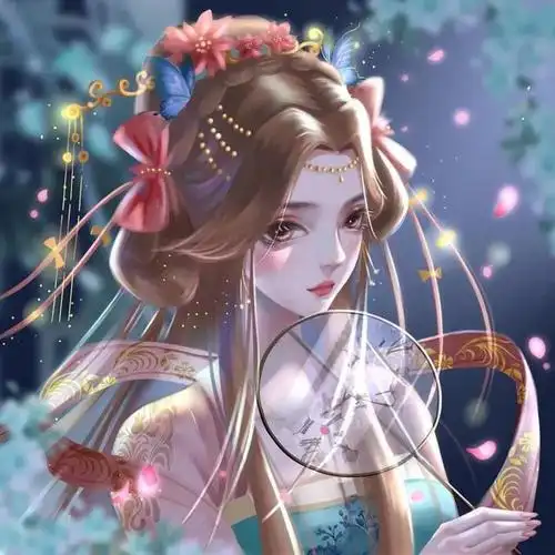 古风仙气飘飘的动漫女生头像无论怎么背道而驰还是会重新相遇