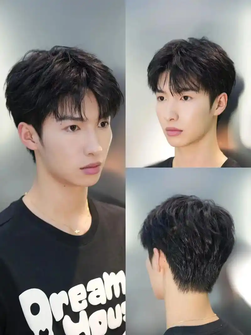 西湖烫发.韩式微分 2023男生最帅少年感发型韩式气垫烫! - 抖音