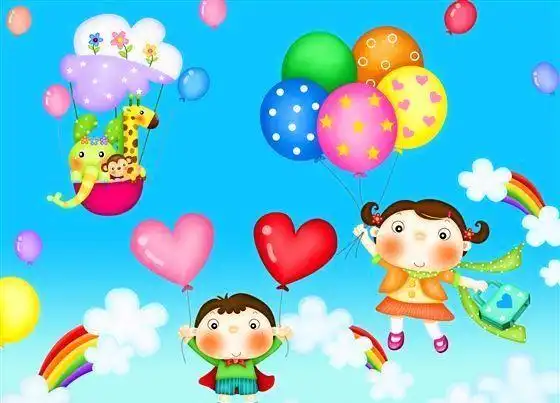 快乐儿童 卡通漫画 韩式风格 分层 psd_0067