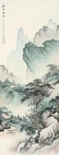 吴湖帆经典山水画