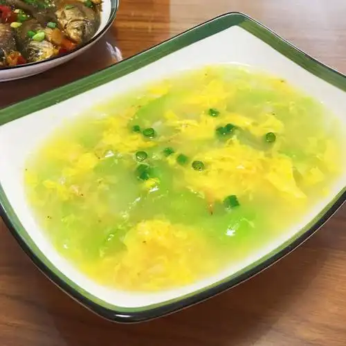 鸡蛋虾皮丝瓜汤,味道鲜,做法简单