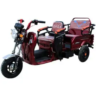代步车家用买菜接送孩子燃油三轮摩托车助力车自动离合老年残疾人 125