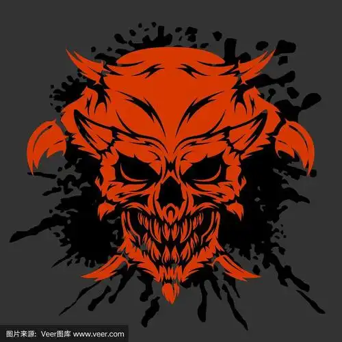 白色的恶魔骷髅