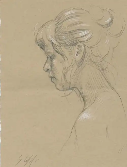 美国艺术家stephencefalo素描画欣赏