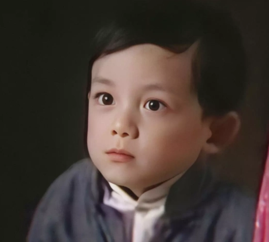 用ai修复后的吴磊童年照,不愧是吃可爱多长大的崽!