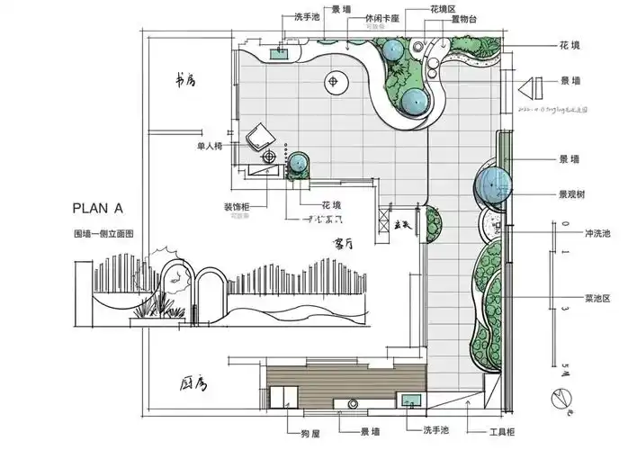 花园平面方案设计