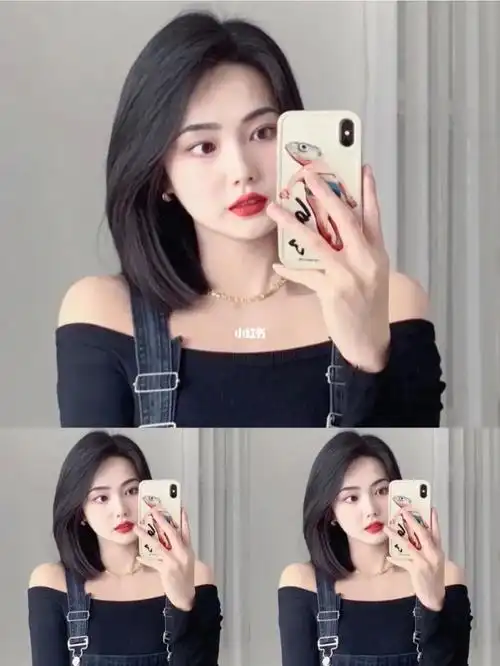 川少女系减龄齐肩短发推荐,超级显脸小的一款发型,蓬松感让整个头发包