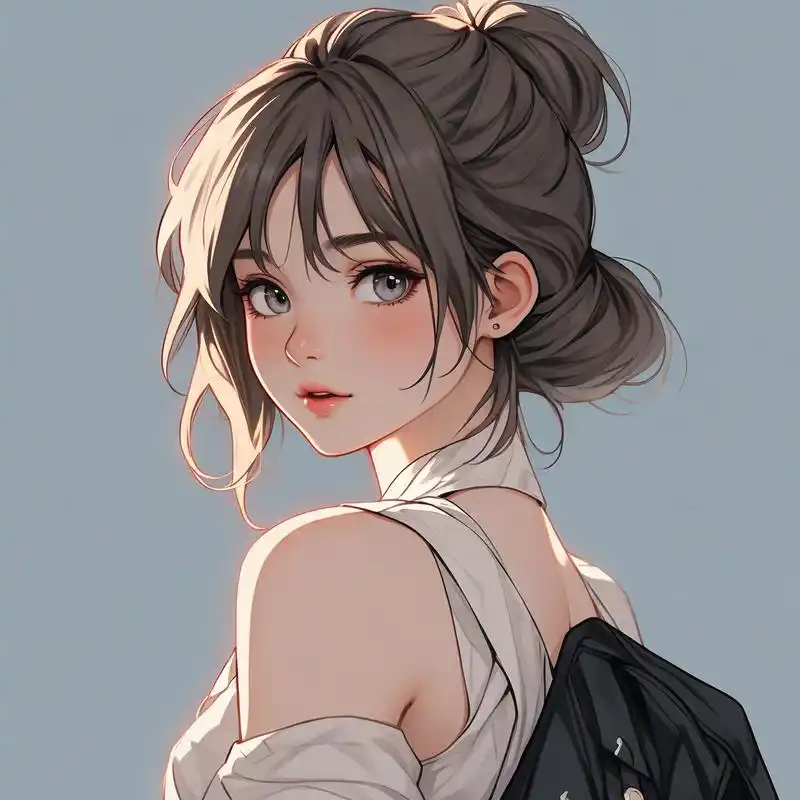 96日系ins风动漫女生头像94