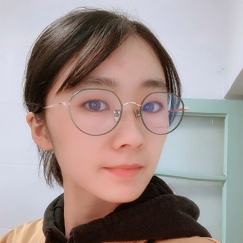 高度近视眼镜框女潮小脸多边形纯钛厚边眼镜架