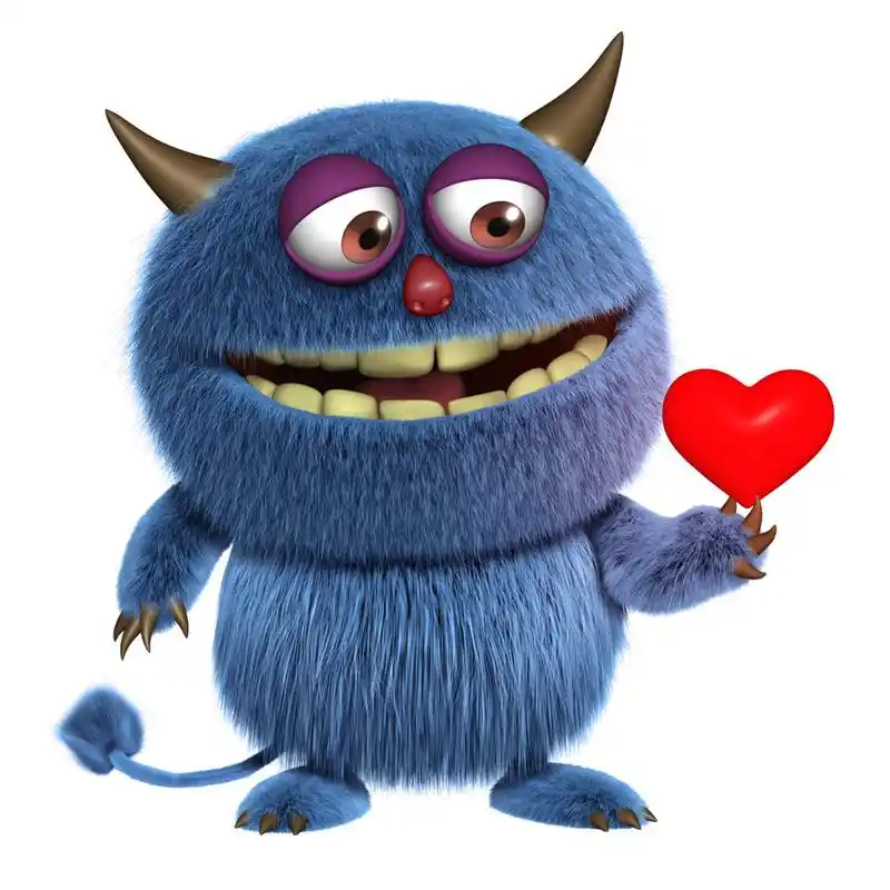 蓝色毛茸茸外星人,蓝色毛茸茸外星人