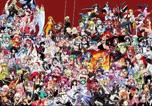 求找下类似的动漫多人图