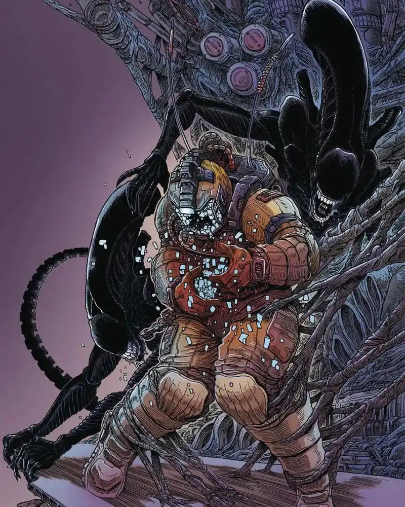 动漫# #插画# #异形