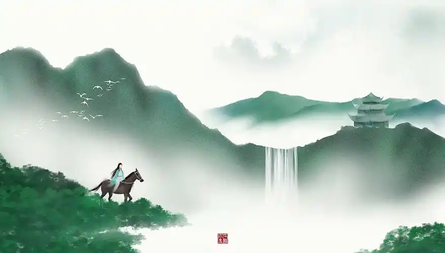 【中国风山水画】恣意山水间_石家小鬼-站酷zcool