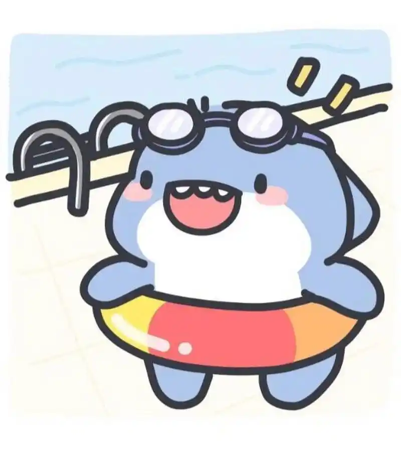 可爱小鲨鱼头像分享 可爱的小鲨鱼头像免费分享,也可以当做情侣或者