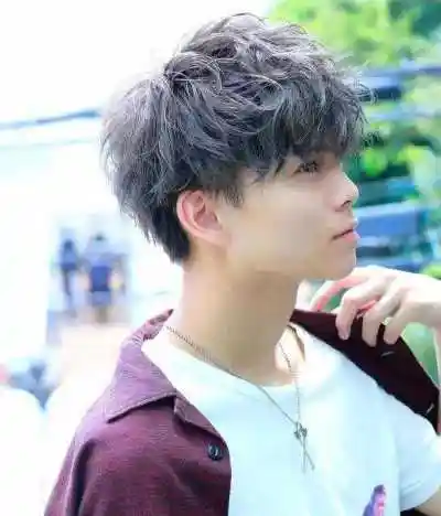 电男生发型图片(电发发型图片男蓬松)