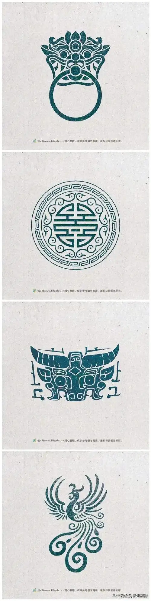 一组唯美的中式图腾,满满的东方美学元素!设计干货,请收藏!