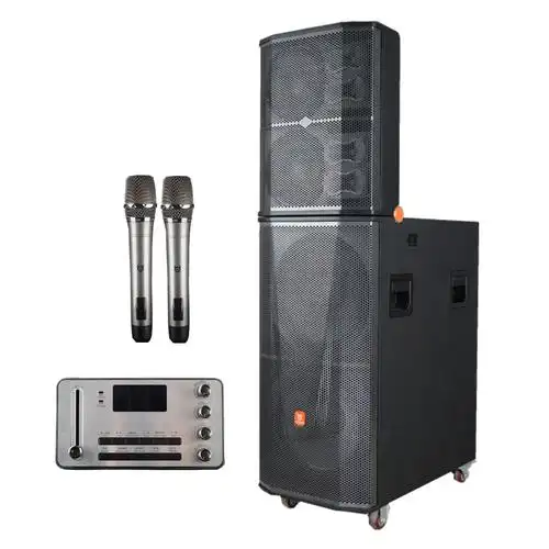 贝德猛士1830双15寸三分频线阵音响超大功率户外舞台演出婚庆音箱