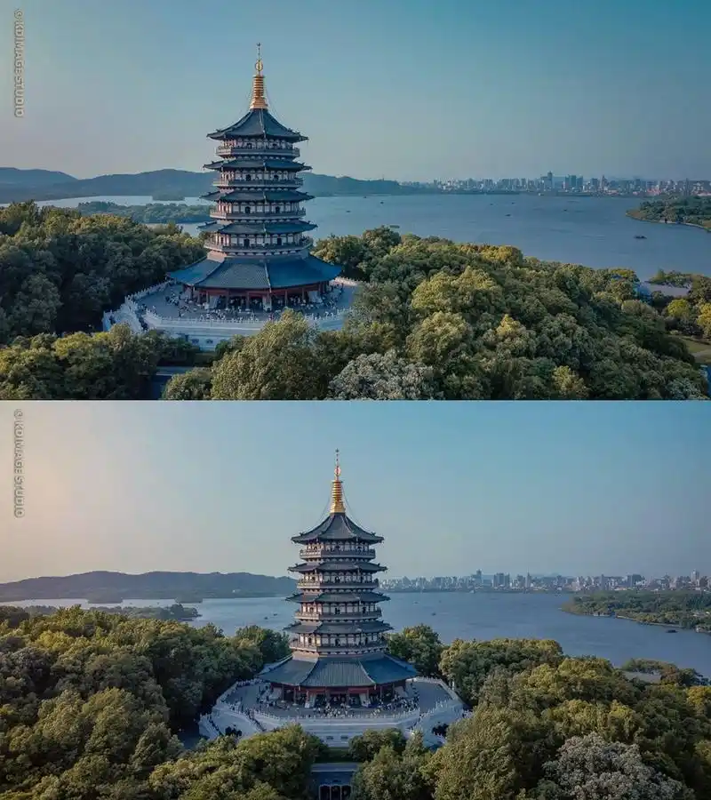 【凯摄影】航拍杭州十大著名景点—雷峰夕照 #摄影#  《白蛇传》中白