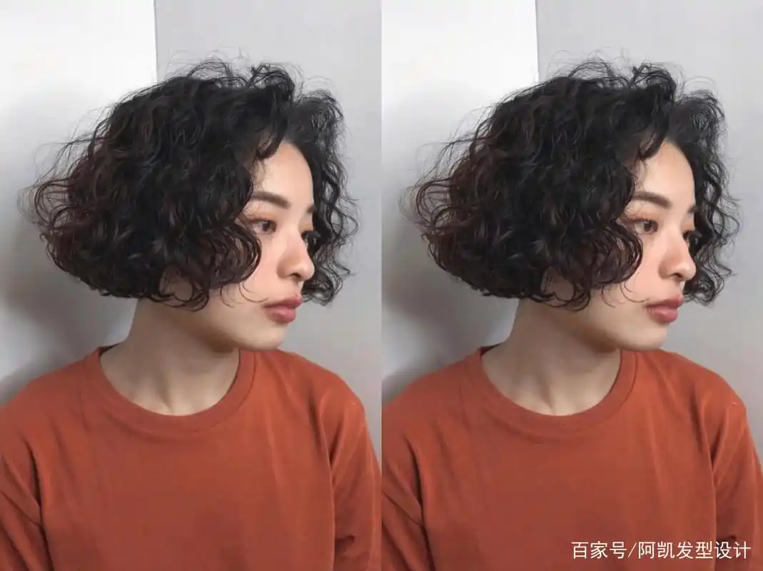 2022年女生烫发发型就烫满头卷发型,洋气时髦显气质