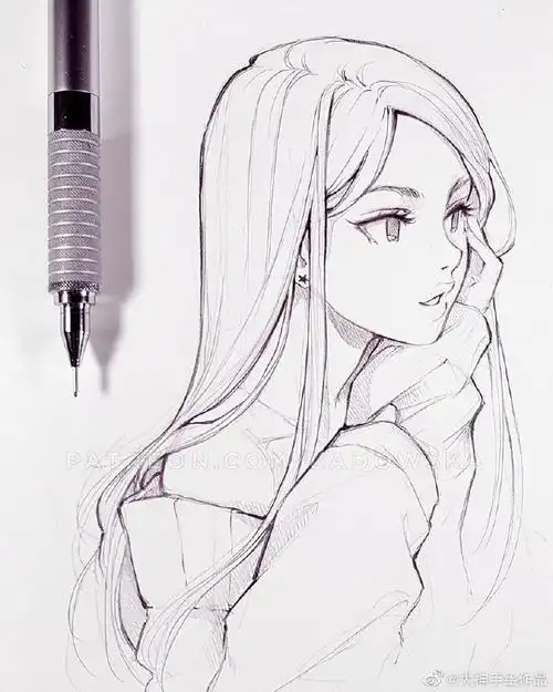 手绘##线稿##动漫