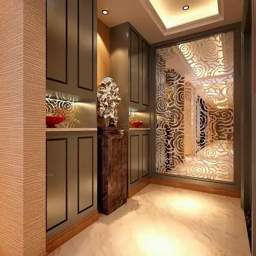 四居室中式风格过道入户花园