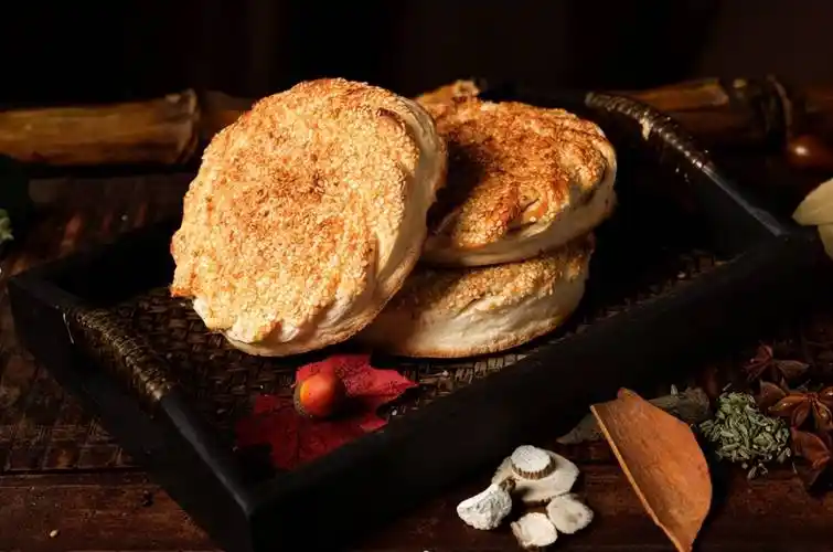 商丘非遗61刘家烧饼店_古城_芝麻_北关