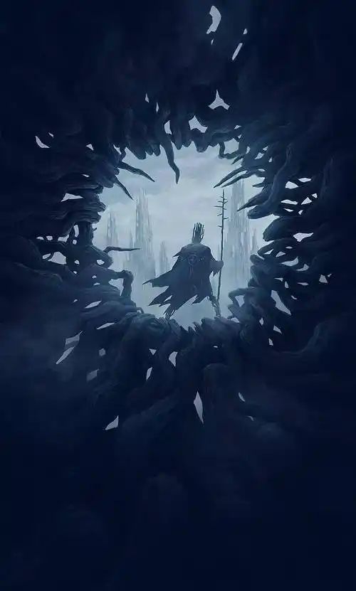 诡异的脑洞暗黑哥特风超现实主义插画