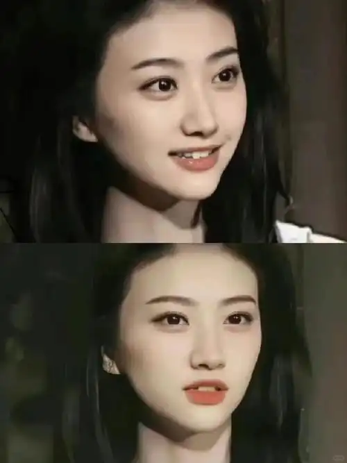 景甜早期小白花妆太清纯了吧!水灵灵的