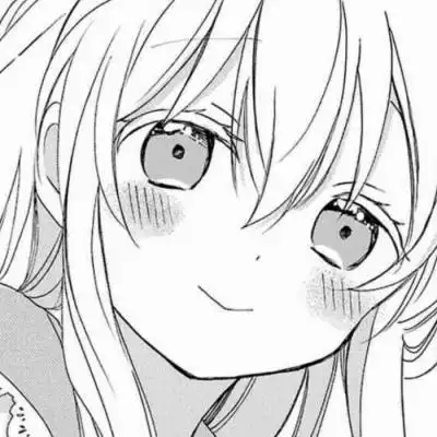 黑白可爱二次元动漫女头高清图片_女生头像_美头网