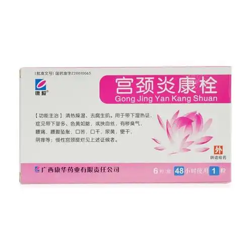 109 139 康毅 宫颈炎康栓 1.2g*6s 规格:1.