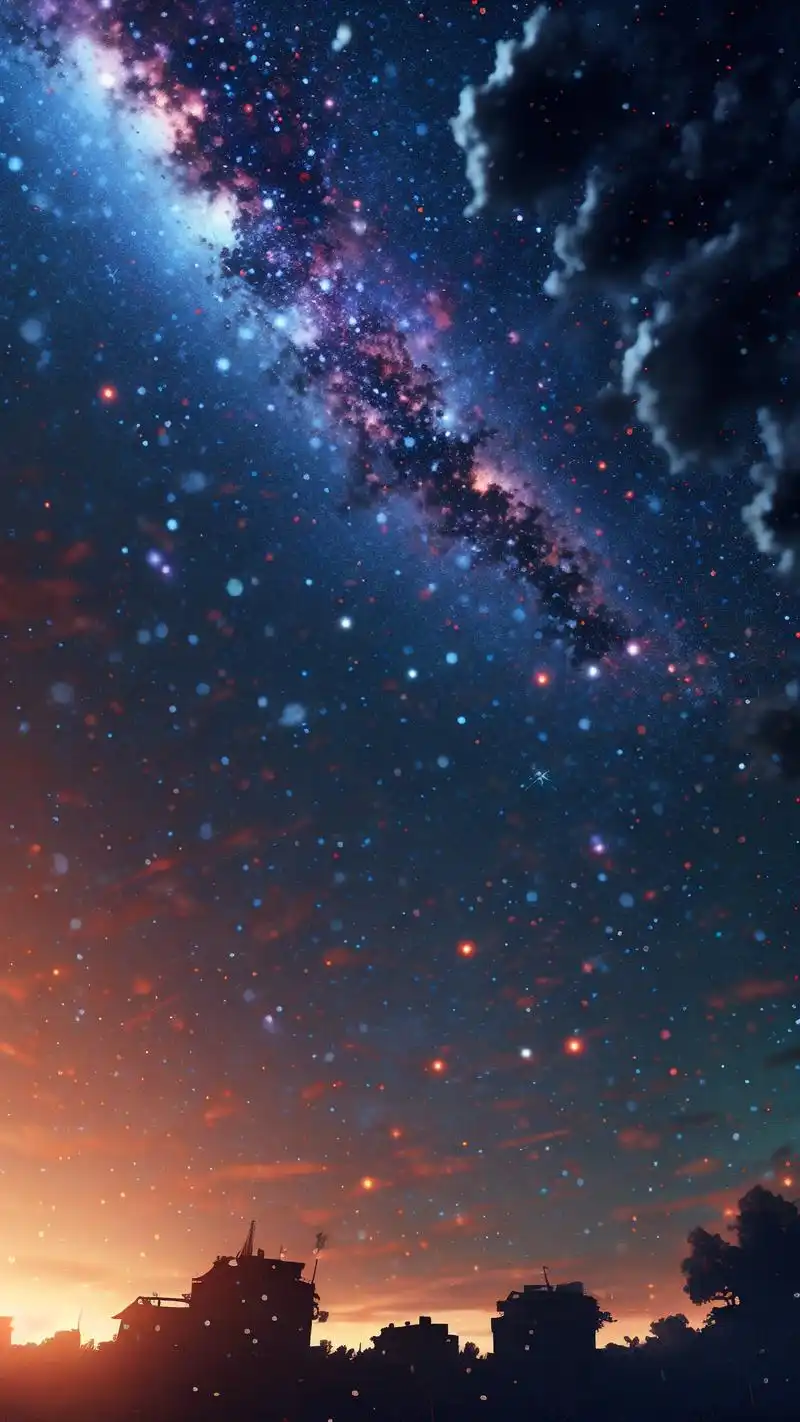 超高清8k手机星空壁纸图片9078